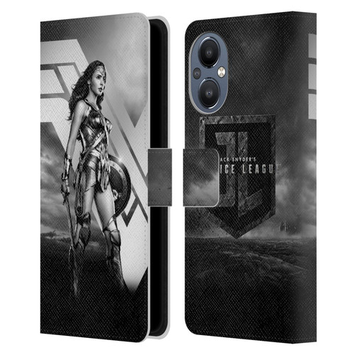 Zack Snyder's Justice League Snyder Cut Character Art Wonder Woman Leather Book Wallet Case Cover For OnePlus Nord N20 5G