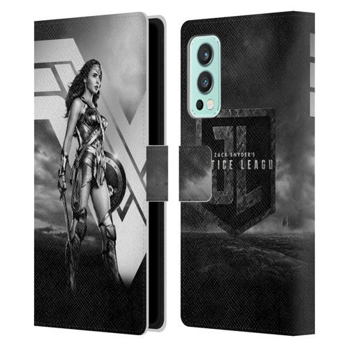 Zack Snyder's Justice League Snyder Cut Character Art Wonder Woman Leather Book Wallet Case Cover For OnePlus Nord 2 5G