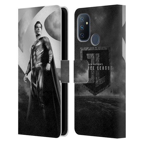 Zack Snyder's Justice League Snyder Cut Character Art Superman Leather Book Wallet Case Cover For OnePlus Nord N100