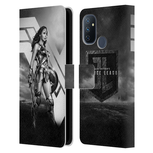 Zack Snyder's Justice League Snyder Cut Character Art Wonder Woman Leather Book Wallet Case Cover For OnePlus Nord N100