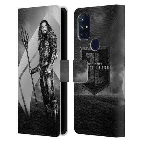 Zack Snyder's Justice League Snyder Cut Character Art Aquaman Leather Book Wallet Case Cover For OnePlus Nord N10 5G