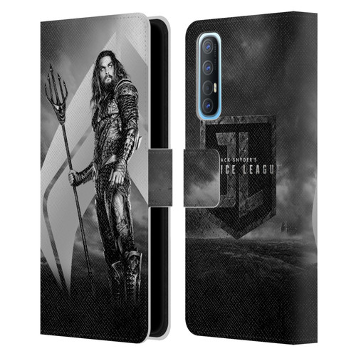 Zack Snyder's Justice League Snyder Cut Character Art Aquaman Leather Book Wallet Case Cover For OPPO Find X2 Neo 5G