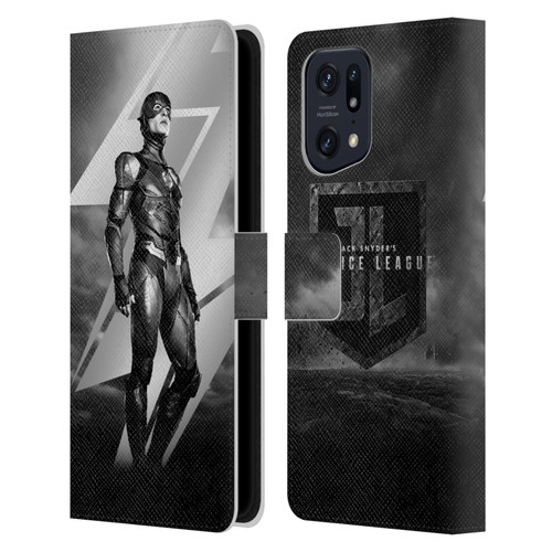 Zack Snyder's Justice League Snyder Cut Character Art Flash Leather Book Wallet Case Cover For OPPO Find X5