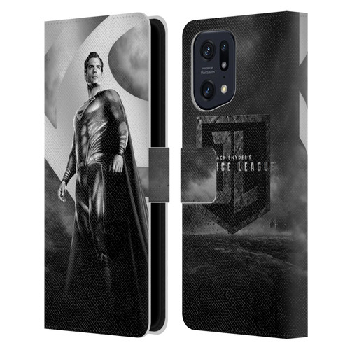 Zack Snyder's Justice League Snyder Cut Character Art Superman Leather Book Wallet Case Cover For OPPO Find X5