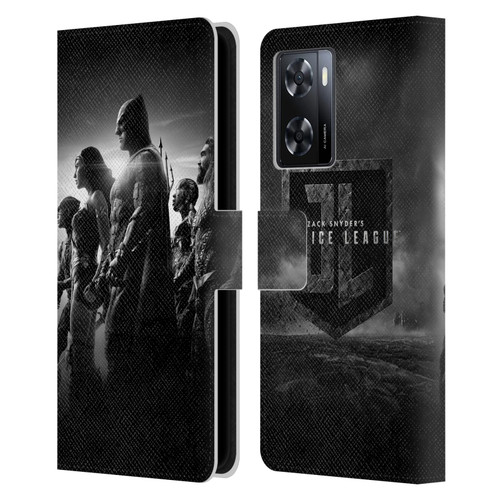 Zack Snyder's Justice League Snyder Cut Character Art Group Leather Book Wallet Case Cover For OPPO A57s