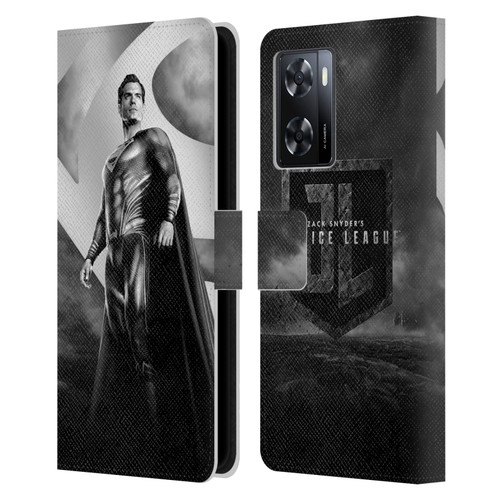 Zack Snyder's Justice League Snyder Cut Character Art Superman Leather Book Wallet Case Cover For OPPO A57s