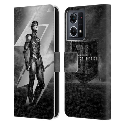 Zack Snyder's Justice League Snyder Cut Character Art Flash Leather Book Wallet Case Cover For OPPO Reno8 4G