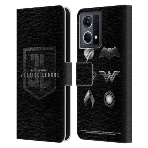 Zack Snyder's Justice League Snyder Cut Character Art Logo Leather Book Wallet Case Cover For OPPO Reno8 4G