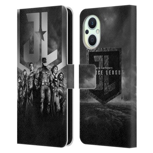 Zack Snyder's Justice League Snyder Cut Character Art Group Logo Leather Book Wallet Case Cover For OPPO Reno8 Lite