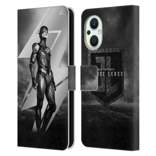 Zack Snyder's Justice League Snyder Cut Character Art Flash Leather Book Wallet Case Cover For OPPO Reno8 Lite