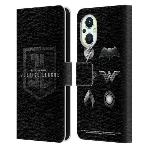 Zack Snyder's Justice League Snyder Cut Character Art Logo Leather Book Wallet Case Cover For OPPO Reno8 Lite