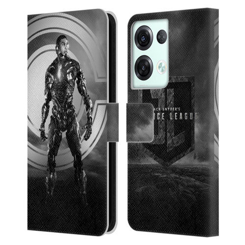 Zack Snyder's Justice League Snyder Cut Character Art Cyborg Leather Book Wallet Case Cover For OPPO Reno8 Pro