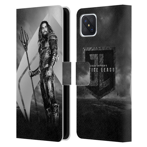 Zack Snyder's Justice League Snyder Cut Character Art Aquaman Leather Book Wallet Case Cover For OPPO Reno4 Z 5G