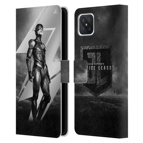 Zack Snyder's Justice League Snyder Cut Character Art Flash Leather Book Wallet Case Cover For OPPO Reno4 Z 5G