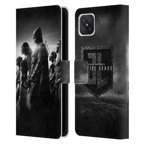 Zack Snyder's Justice League Snyder Cut Character Art Group Leather Book Wallet Case Cover For OPPO Reno4 Z 5G