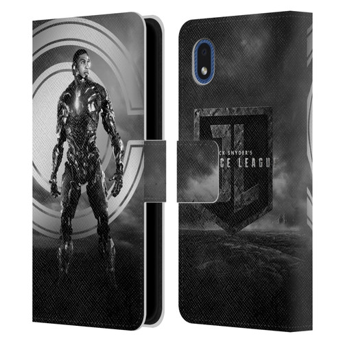 Zack Snyder's Justice League Snyder Cut Character Art Cyborg Leather Book Wallet Case Cover For Samsung Galaxy A01 Core (2020)