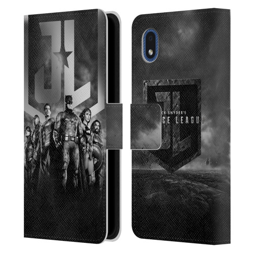 Zack Snyder's Justice League Snyder Cut Character Art Group Logo Leather Book Wallet Case Cover For Samsung Galaxy A01 Core (2020)