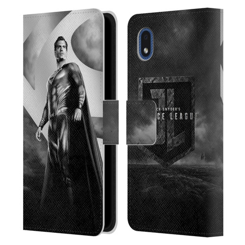 Zack Snyder's Justice League Snyder Cut Character Art Superman Leather Book Wallet Case Cover For Samsung Galaxy A01 Core (2020)