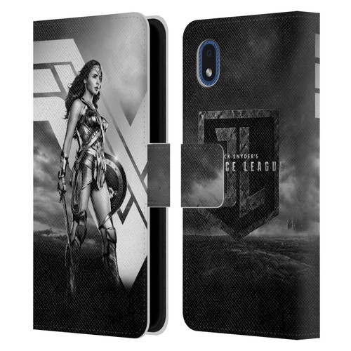 Zack Snyder's Justice League Snyder Cut Character Art Wonder Woman Leather Book Wallet Case Cover For Samsung Galaxy A01 Core (2020)