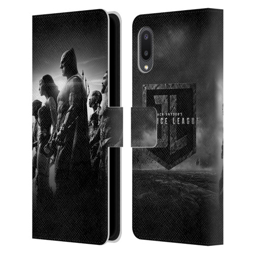 Zack Snyder's Justice League Snyder Cut Character Art Group Leather Book Wallet Case Cover For Samsung Galaxy A02/M02 (2021)