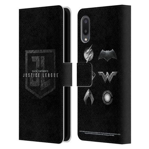 Zack Snyder's Justice League Snyder Cut Character Art Logo Leather Book Wallet Case Cover For Samsung Galaxy A02/M02 (2021)