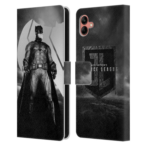 Zack Snyder's Justice League Snyder Cut Character Art Batman Leather Book Wallet Case Cover For Samsung Galaxy A04 (2022)