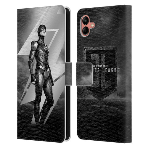 Zack Snyder's Justice League Snyder Cut Character Art Flash Leather Book Wallet Case Cover For Samsung Galaxy A04 (2022)