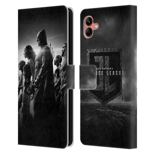 Zack Snyder's Justice League Snyder Cut Character Art Group Leather Book Wallet Case Cover For Samsung Galaxy A04 (2022)