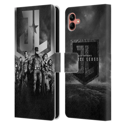 Zack Snyder's Justice League Snyder Cut Character Art Group Logo Leather Book Wallet Case Cover For Samsung Galaxy A04 (2022)