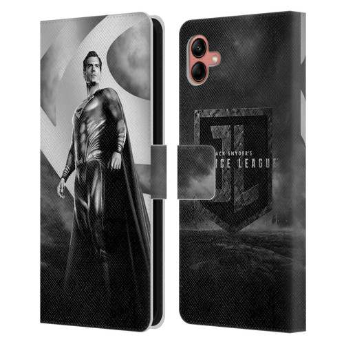 Zack Snyder's Justice League Snyder Cut Character Art Superman Leather Book Wallet Case Cover For Samsung Galaxy A04 (2022)