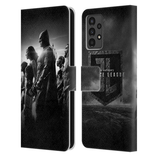 Zack Snyder's Justice League Snyder Cut Character Art Group Leather Book Wallet Case Cover For Samsung Galaxy A13 (2022)