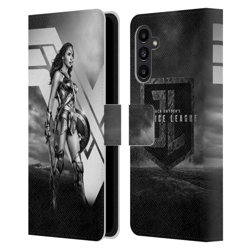 Zack Snyder's Justice League Snyder Cut Character Art Wonder Woman Leather Book Wallet Case Cover For Samsung Galaxy A13 5G (2021)