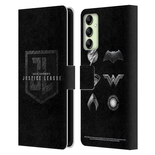 Zack Snyder's Justice League Snyder Cut Character Art Logo Leather Book Wallet Case Cover For Samsung Galaxy A14 5G