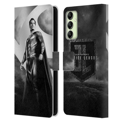 Zack Snyder's Justice League Snyder Cut Character Art Superman Leather Book Wallet Case Cover For Samsung Galaxy A14 5G