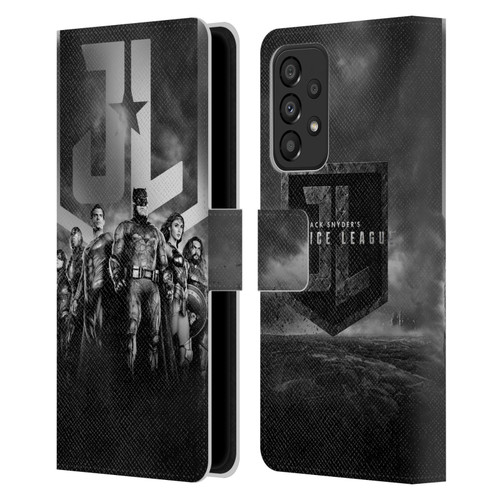 Zack Snyder's Justice League Snyder Cut Character Art Group Logo Leather Book Wallet Case Cover For Samsung Galaxy A33 5G (2022)