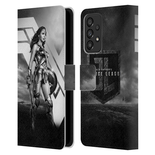 Zack Snyder's Justice League Snyder Cut Character Art Wonder Woman Leather Book Wallet Case Cover For Samsung Galaxy A33 5G (2022)