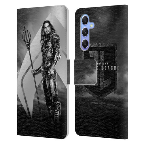 Zack Snyder's Justice League Snyder Cut Character Art Aquaman Leather Book Wallet Case Cover For Samsung Galaxy A34 5G