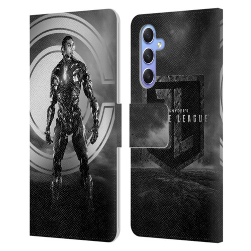 Zack Snyder's Justice League Snyder Cut Character Art Cyborg Leather Book Wallet Case Cover For Samsung Galaxy A34 5G