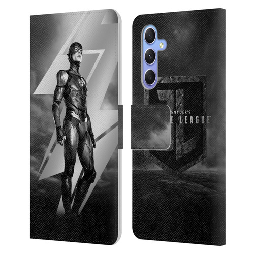 Zack Snyder's Justice League Snyder Cut Character Art Flash Leather Book Wallet Case Cover For Samsung Galaxy A34 5G