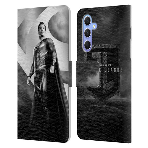 Zack Snyder's Justice League Snyder Cut Character Art Superman Leather Book Wallet Case Cover For Samsung Galaxy A34 5G