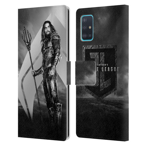 Zack Snyder's Justice League Snyder Cut Character Art Aquaman Leather Book Wallet Case Cover For Samsung Galaxy A51 (2019)