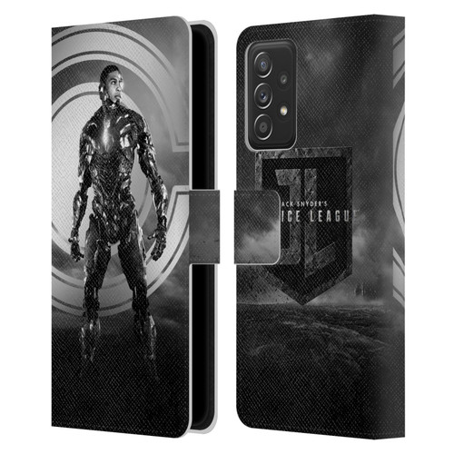 Zack Snyder's Justice League Snyder Cut Character Art Cyborg Leather Book Wallet Case Cover For Samsung Galaxy A52 / A52s / 5G (2021)