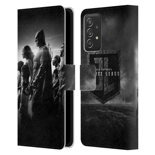 Zack Snyder's Justice League Snyder Cut Character Art Group Leather Book Wallet Case Cover For Samsung Galaxy A52 / A52s / 5G (2021)