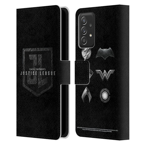 Zack Snyder's Justice League Snyder Cut Character Art Logo Leather Book Wallet Case Cover For Samsung Galaxy A52 / A52s / 5G (2021)