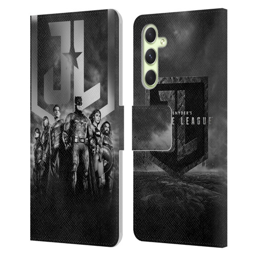 Zack Snyder's Justice League Snyder Cut Character Art Group Logo Leather Book Wallet Case Cover For Samsung Galaxy A54 5G