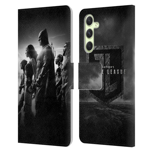 Zack Snyder's Justice League Snyder Cut Character Art Group Leather Book Wallet Case Cover For Samsung Galaxy A54 5G