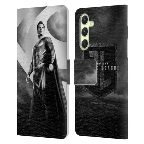 Zack Snyder's Justice League Snyder Cut Character Art Superman Leather Book Wallet Case Cover For Samsung Galaxy A54 5G