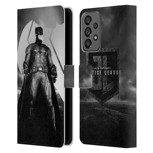 Zack Snyder's Justice League Snyder Cut Character Art Batman Leather Book Wallet Case Cover For Samsung Galaxy A73 5G (2022)