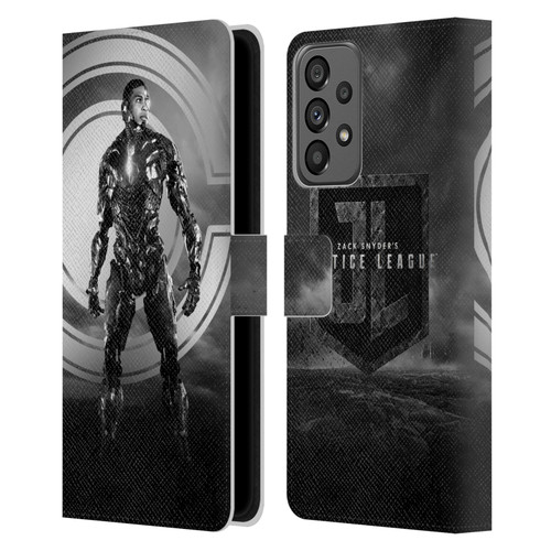 Zack Snyder's Justice League Snyder Cut Character Art Cyborg Leather Book Wallet Case Cover For Samsung Galaxy A73 5G (2022)