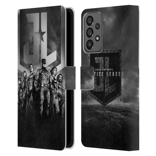 Zack Snyder's Justice League Snyder Cut Character Art Group Logo Leather Book Wallet Case Cover For Samsung Galaxy A73 5G (2022)